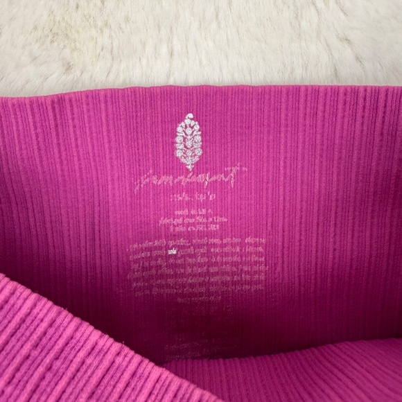 Free People Movement Legging High-Rise 7/8 Good Karma Hot Pink XS/S - Picture 2 of 6
